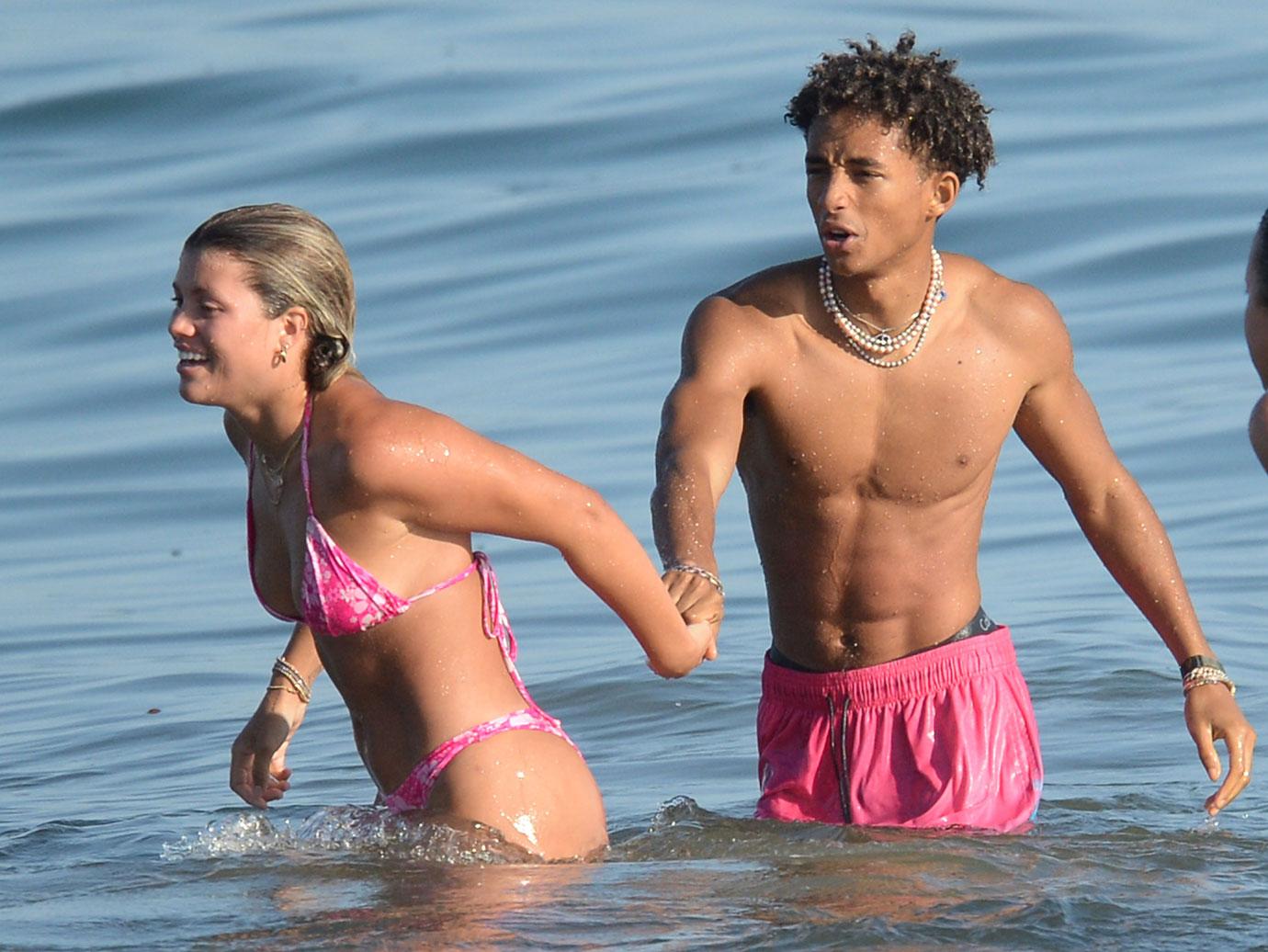 Sofia Richie And Jaden Smith Pack On The Pda During Beach Day Pics
