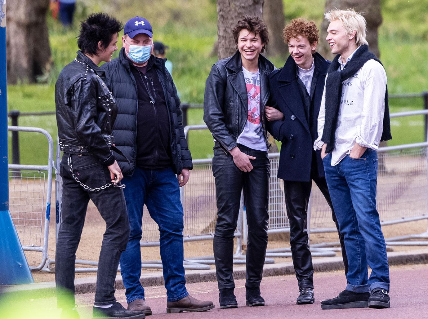 See Sex Pistols Biopic Film Iconic Moment Outside Buckingham Palace