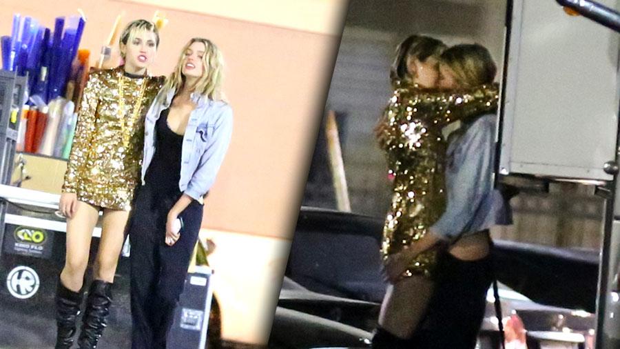 Miley Cyrus And Girlfriend Stella Maxwell Show Major Pda On Music Video