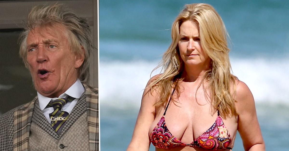 Rod Stewart S Wife Penny Lancaster Stuns In String Bikini Photos