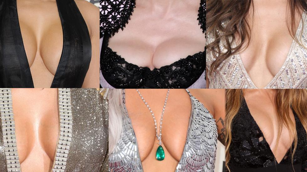 How Low Can They Go Extreme Cleavage The Hottest Trend On The