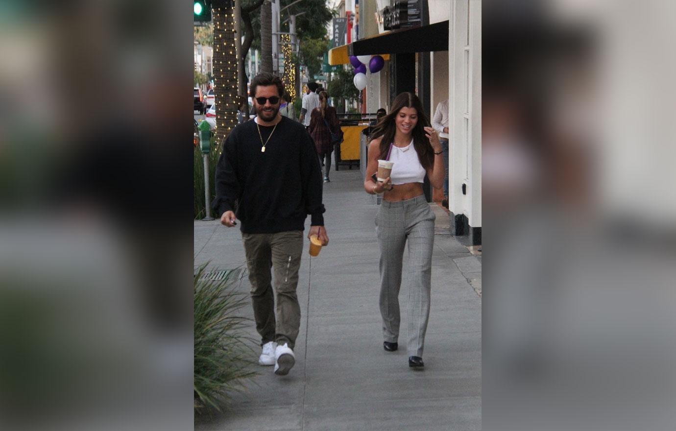 Sofia Richie Goes Braless For Afternoon Date With Scott Disick