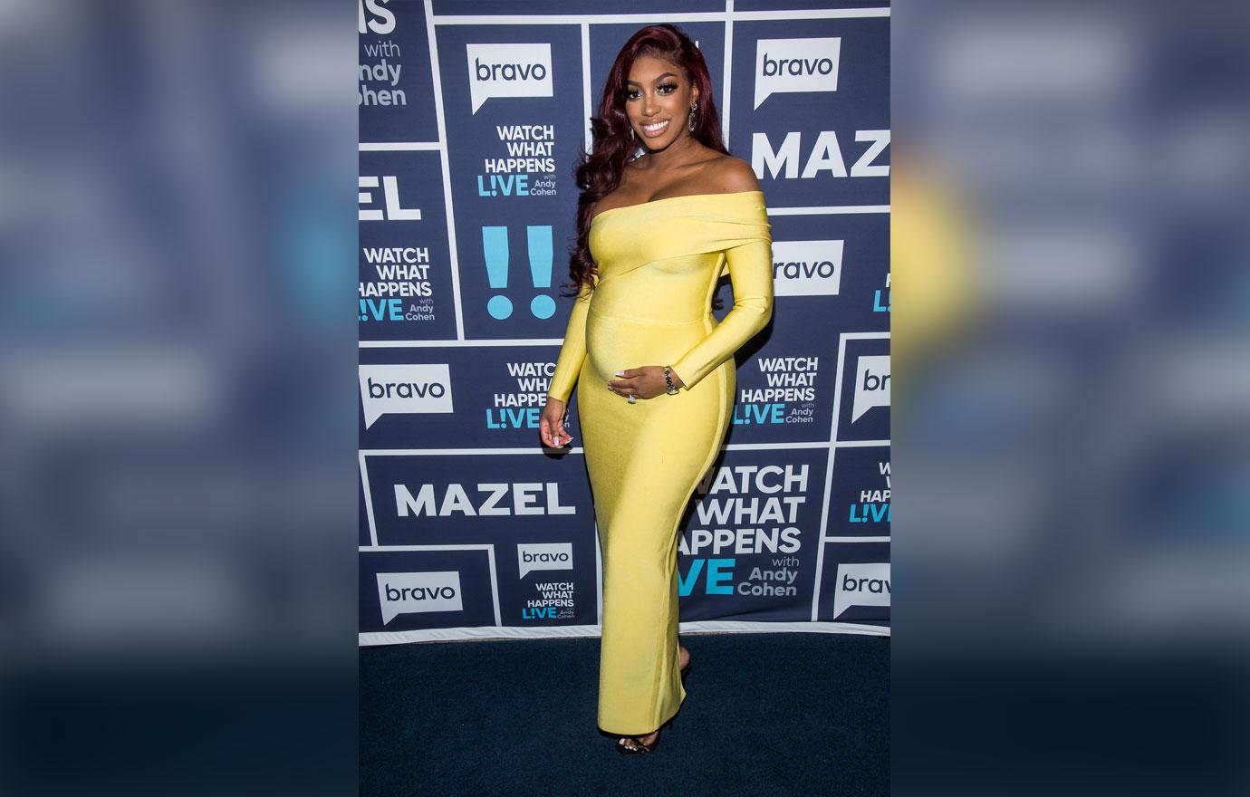 Rhoa S Pregnant Porsha Williams Shows Off Baby Bump In Bikini