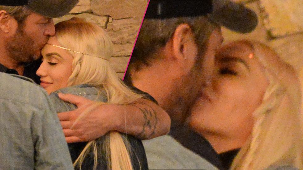 Cant Stop Kissing Blake Shelton Kisses And Grabs Gwen Stefanis Booty