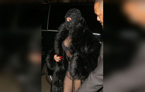 Cardi B Wears Sheer Bodysuit Designed By Offset For Paris Fashion Week