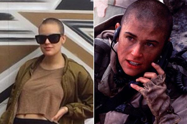 Tallulah Willis Shaves Her Head Like Demi Moore Plus Other Celebrities