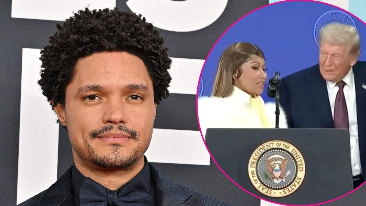 Photo of Trevor Noah, Nicki Minaj and Donald Trump