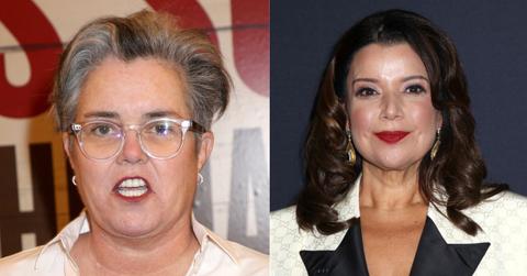 Split image of Rosie O'Donnell and Ana Navarro.