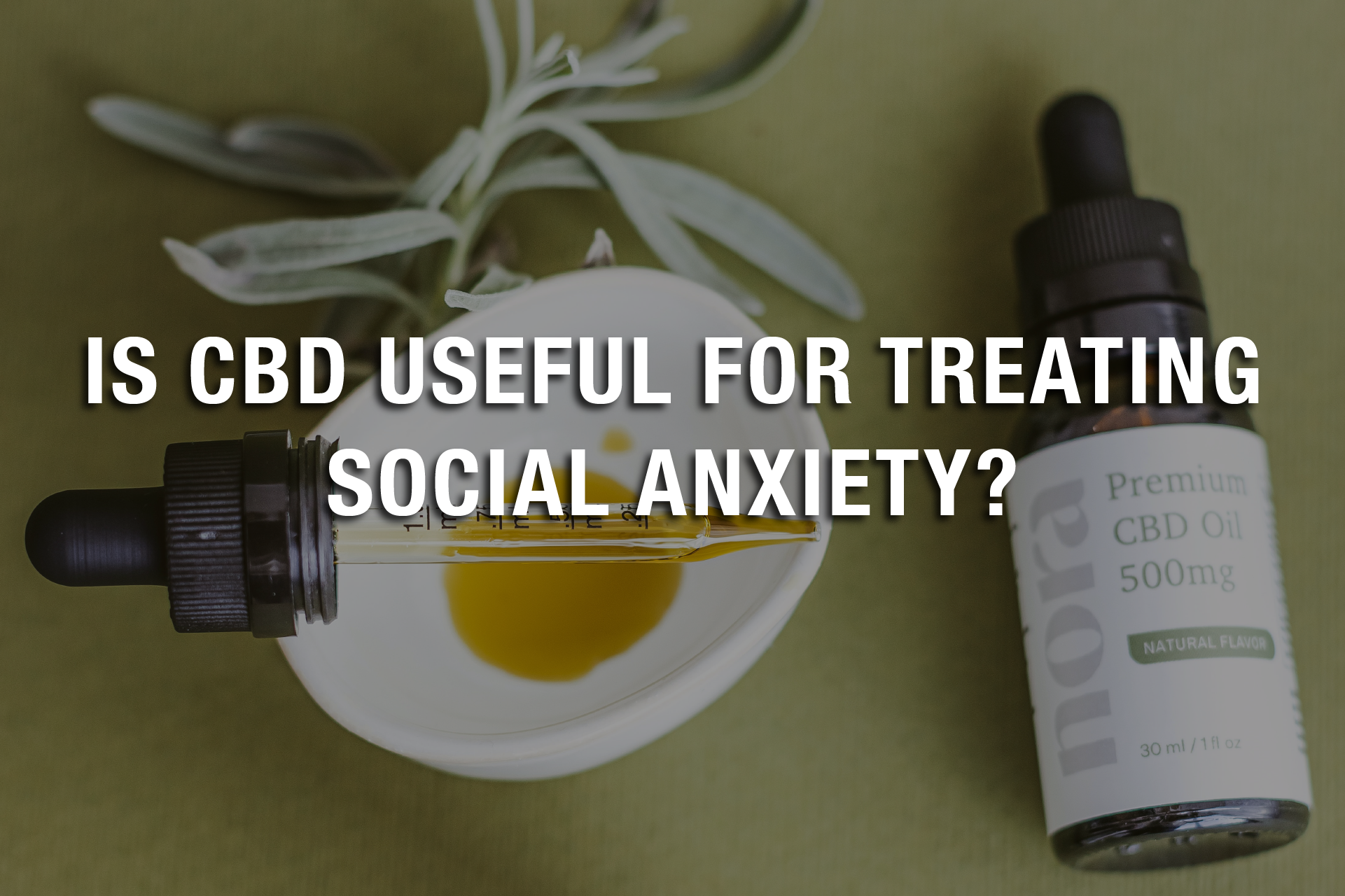 Is CBD Useful For Treating Social Anxiety?