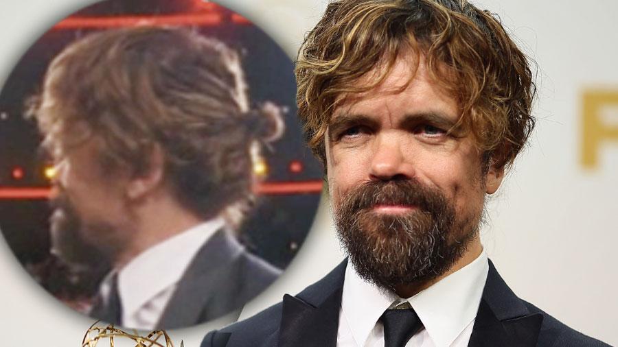 Pinter dinklage man bun emmys winner