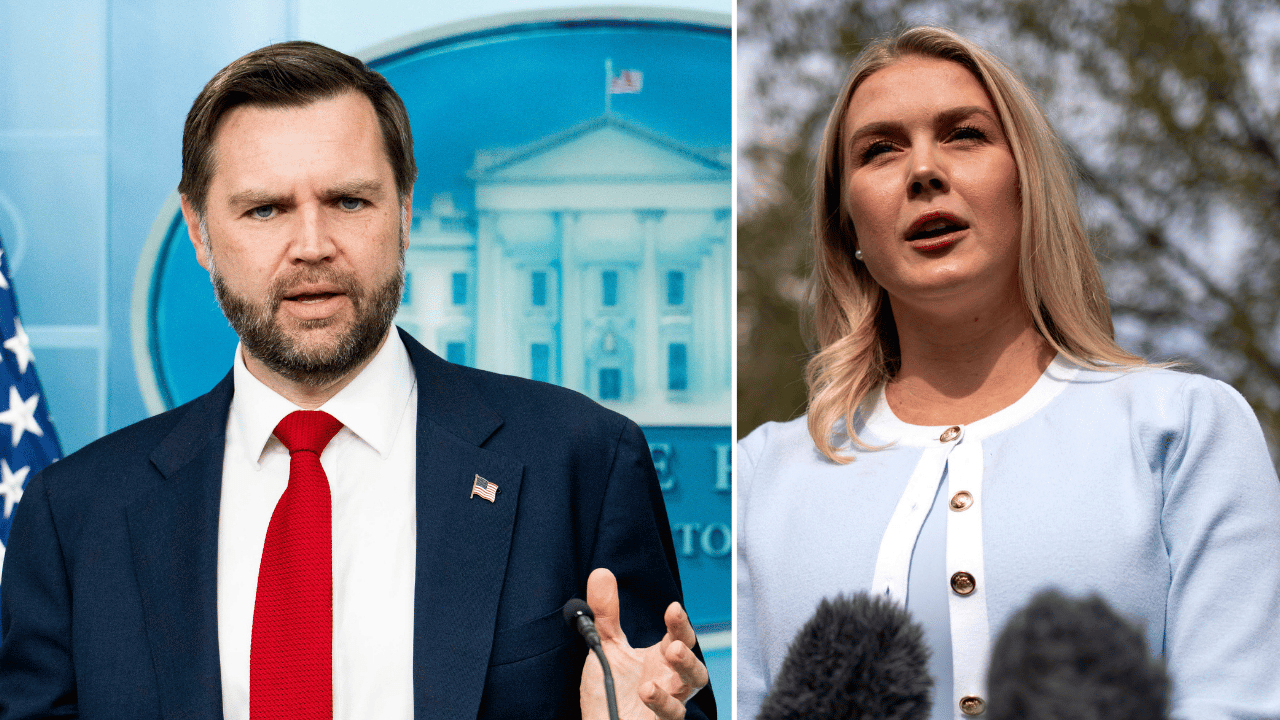 J.D Vance ; Karoline Leavitt