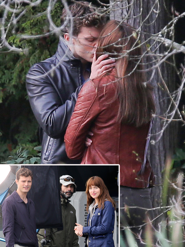 Theyre Back Dakota Johnson And Jamie Dornan Back On Fifty Shades Of Grey Set See The Steamy Pics 