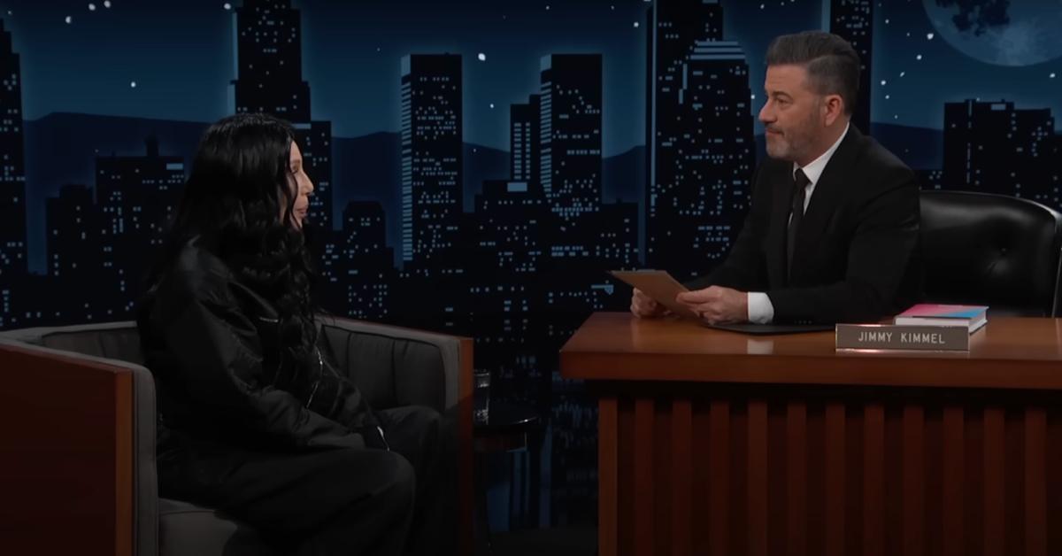 cher unamused jimmy kimmel talk show interview dumb watch