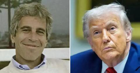 Photo of Jeffrey Epstein and Donald Trump