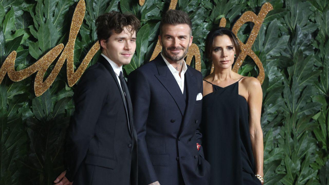 Image of Victoria and David Beckham share four kids.