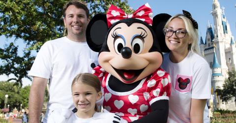 JAMIE LYNN SPEARS AND FAMILY AT DISNEY WORLD