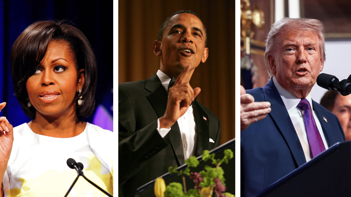 Image of Michele Obama said people feel they are 'drowning in this economy.'