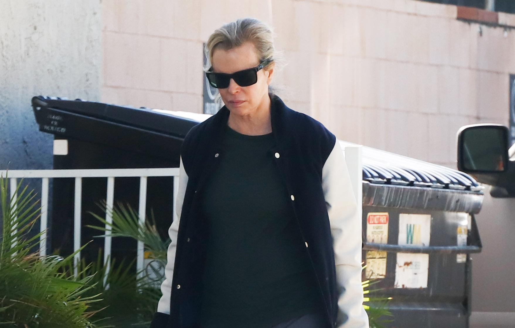 kim basinger steps out for pilates