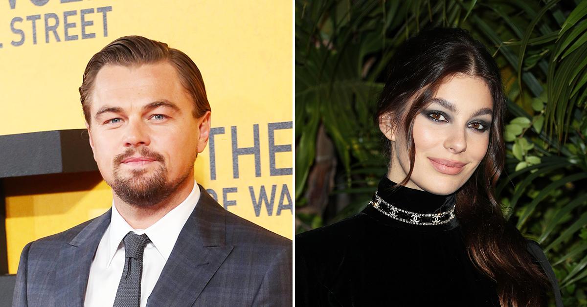 Leonardo DiCaprio & Camila Morrone Go for a Walk on the Beach in