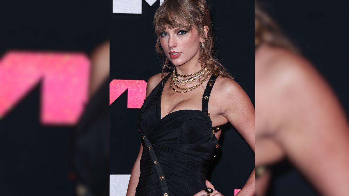 Image of Taylor Swift and Travis Kelce reportedly rented the Madison Square Garden for three days for their upcoming wedding event.