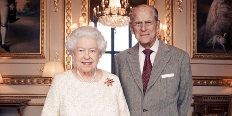 Queen Elizabeth Prince Philip Portraits 70th Anniversary PP