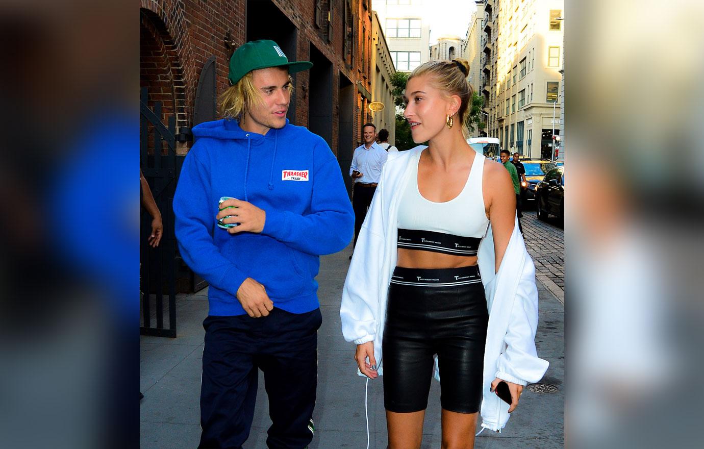 Justin Bieber and Hailey Baldwin are all smiles as they go for romantic walk in Brooklyn