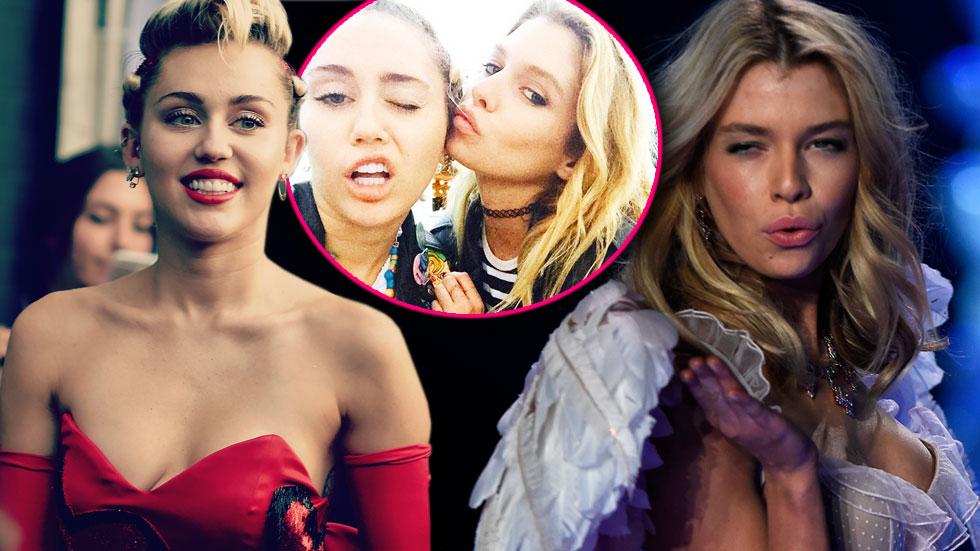 Miley Cyrus Gets Cozy With Victoria's Secret Model Stella Maxwell Amid  Dating Rumors