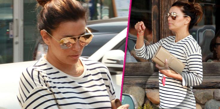 eva longoria baby bump