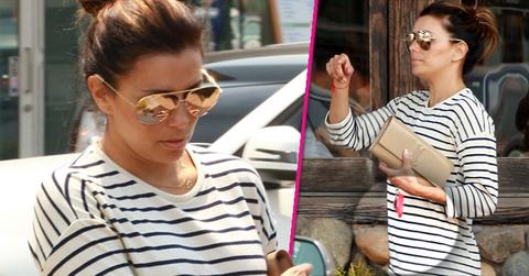 eva longoria baby bump