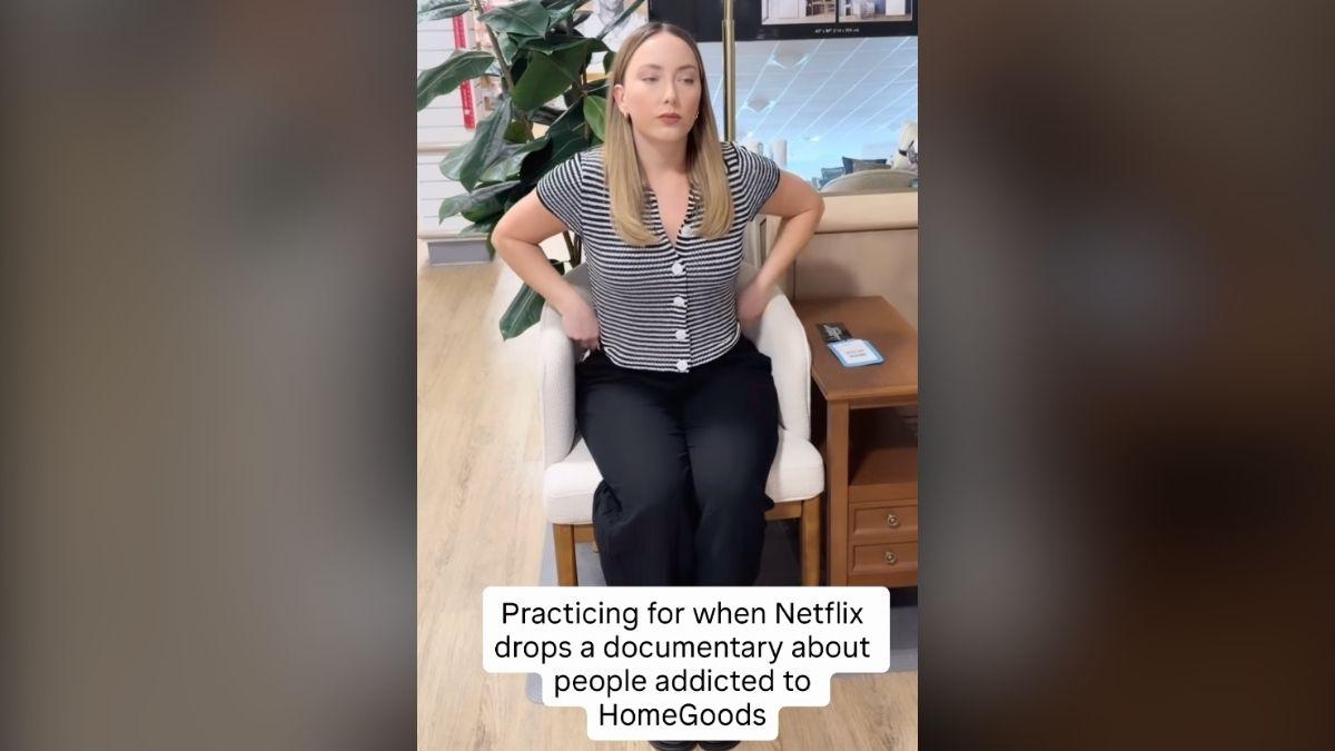 Photo of Hailie Jade participated in a social media trend where people poked fun at documentary subjects. 