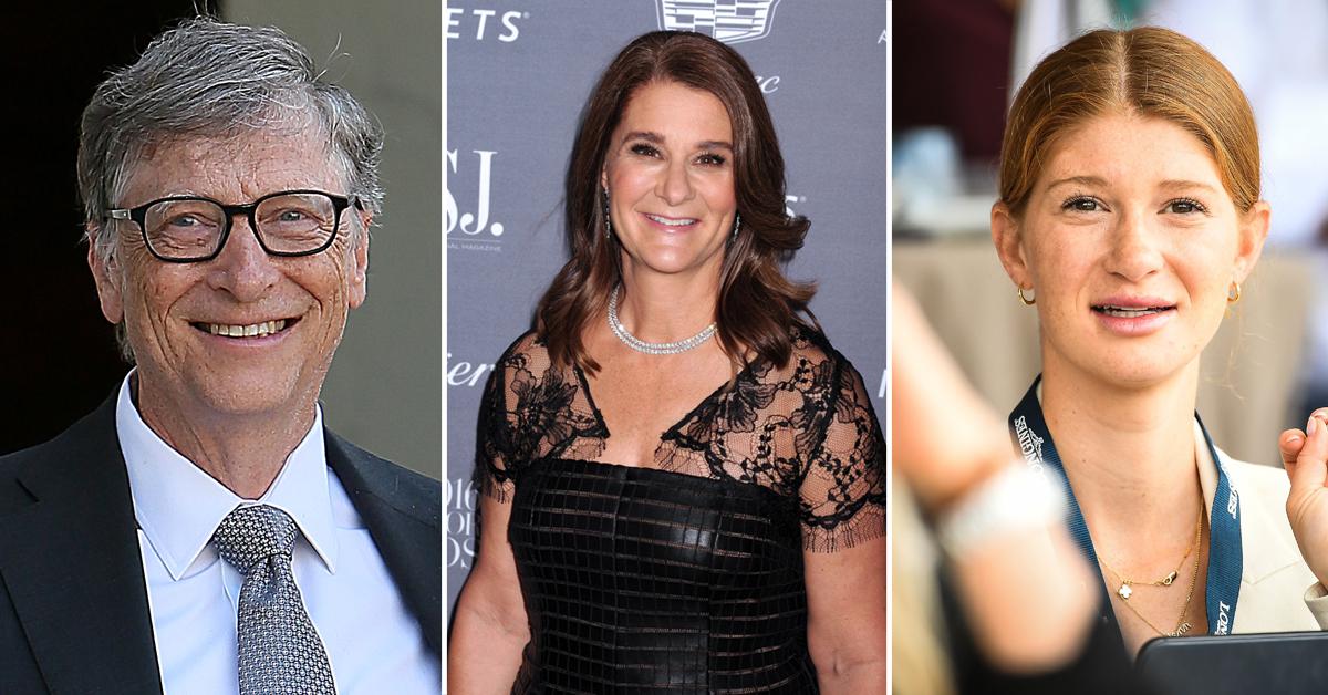 bill gates lands in new york reunite ex wife melinda gates daughter jennifer wedding