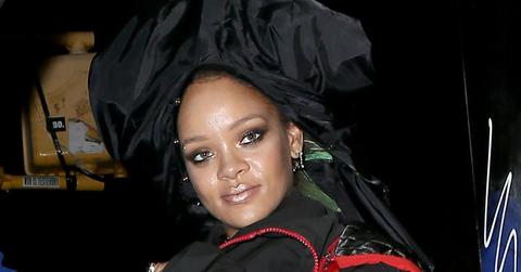 Rihanna snacks on a Slim Jim during photoshoot