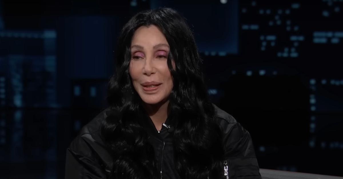 cher unamused jimmy kimmel talk show interview dumb watch