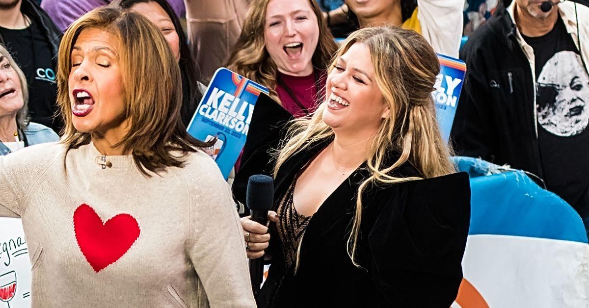 hoda kotb disses kelly clarkson after teasing taking over talk show watch