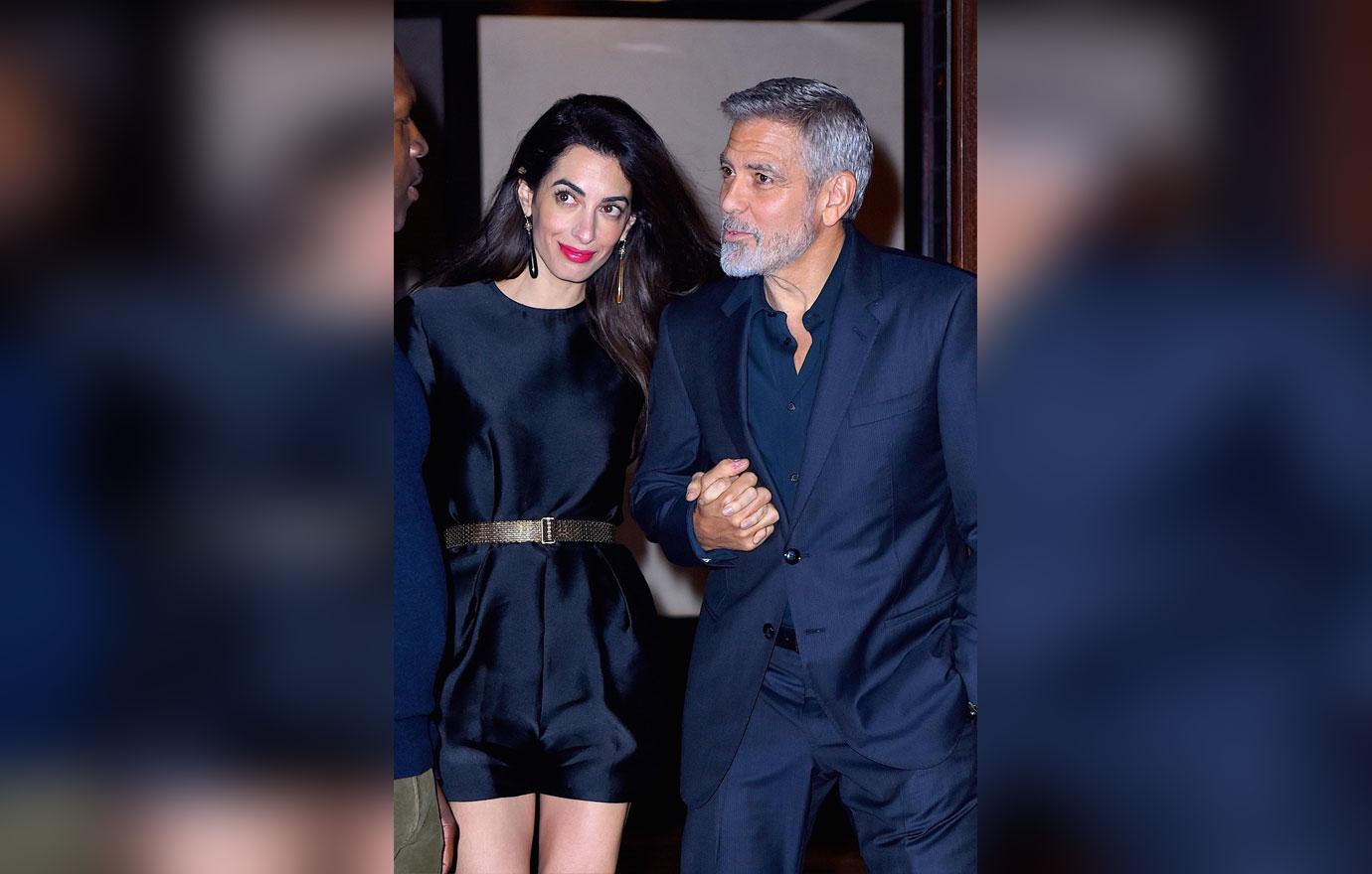 amal clooney celebrates george birthday pics 06