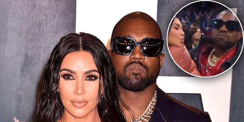 Kanye West Snubs Kim Kardashian On Kiss Cam At All-Star Game