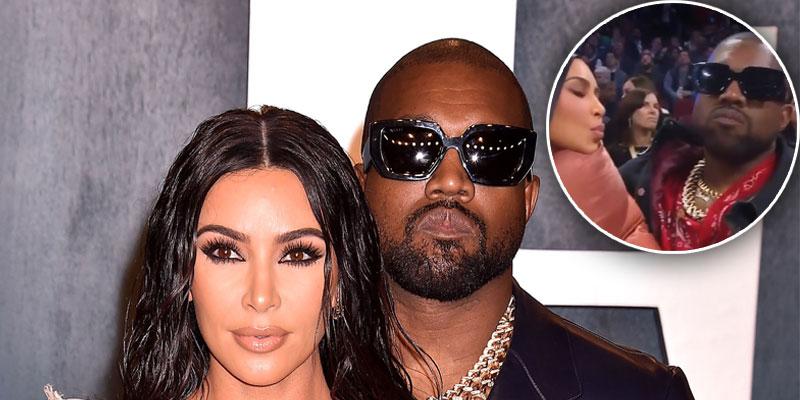 Kim Kardashian and Kanye West Kiss at the SKIMS Nordstrom Launch