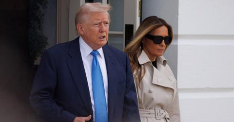 Photo of Donald Trump and Melania