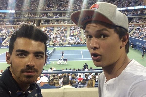 Joe jonas ansel elgort instagram