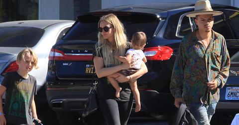 *EXCLUSIVE* Ashlee Simpson ends her weekend with a family fun day