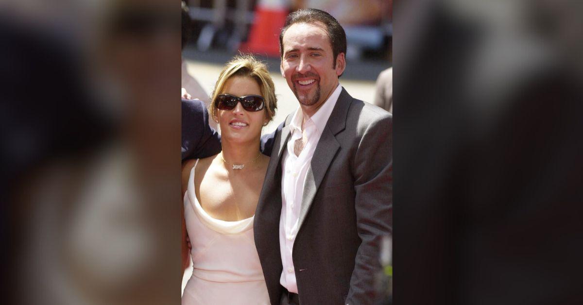 Image of Nicolas Cage and Lisa Marie Presley were only married for three months.