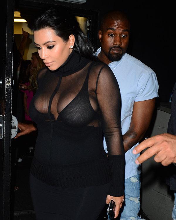 Kim kardashian weight gain pregnancy baby 03