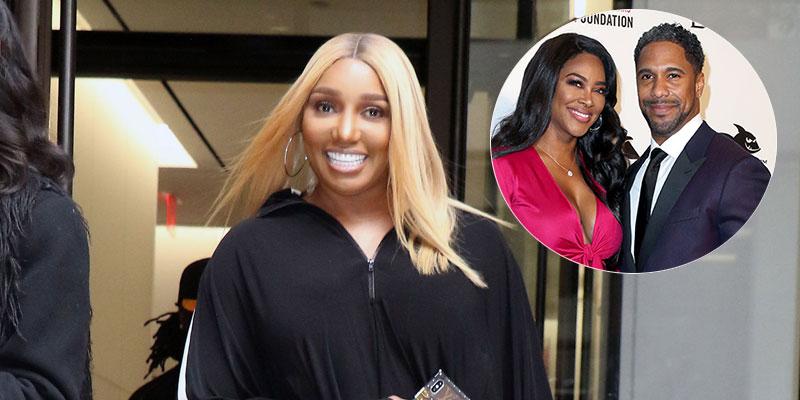 NeNe Leakes Smiling Kenya Moore And Marc Daly Inset