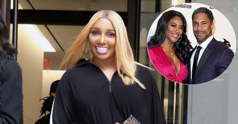 NeNe Leakes Smiling Kenya Moore And Marc Daly Inset