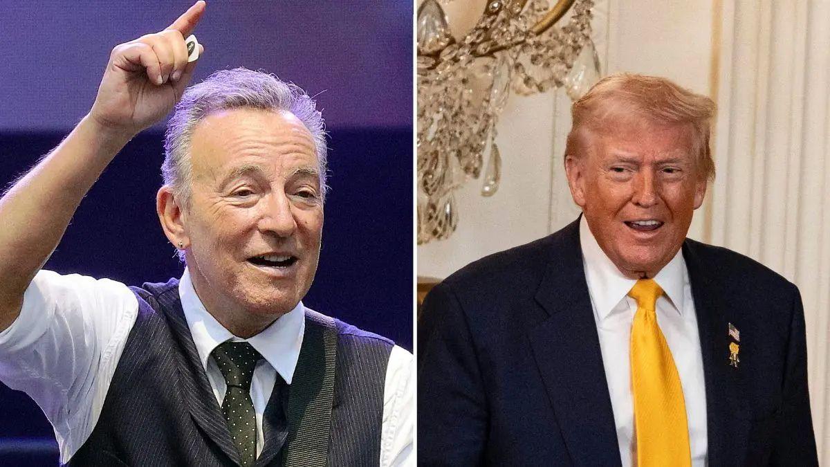 Photo of Bruce Springsteen called out Donald Trump while on stage in Minneapolis.