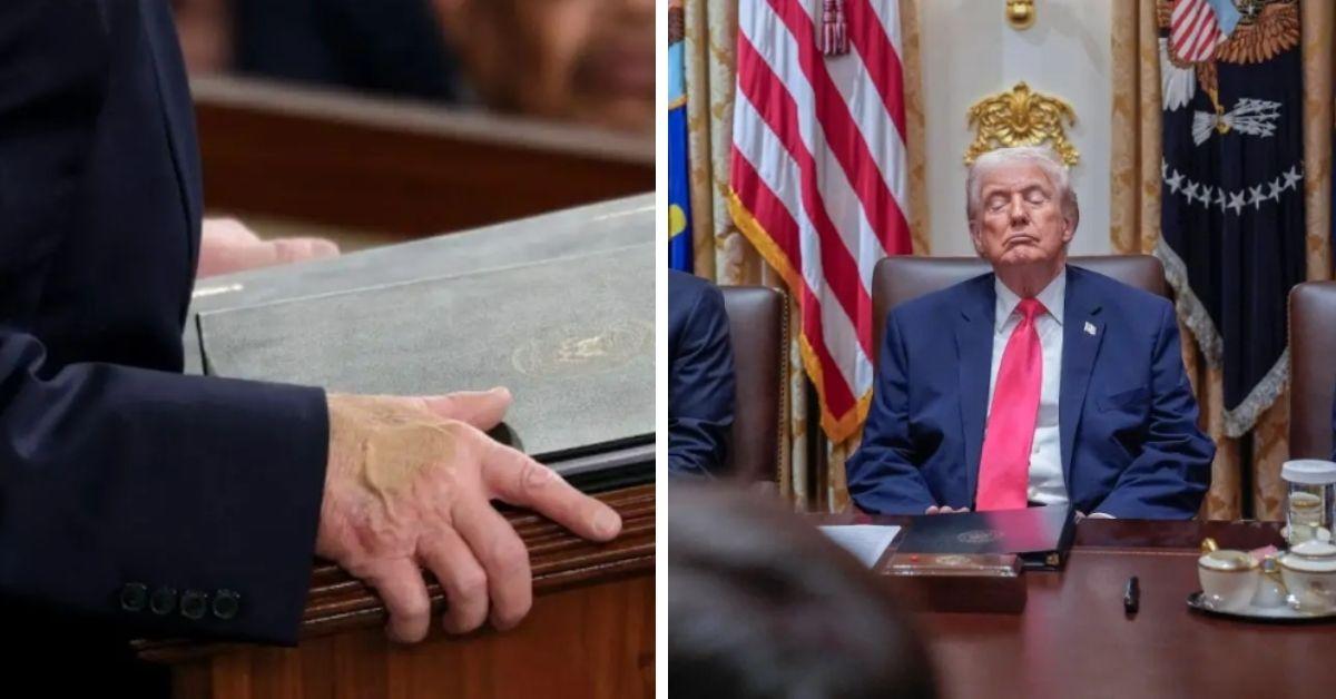 image of Donald Trump said he is in 'great' health despite concerns.