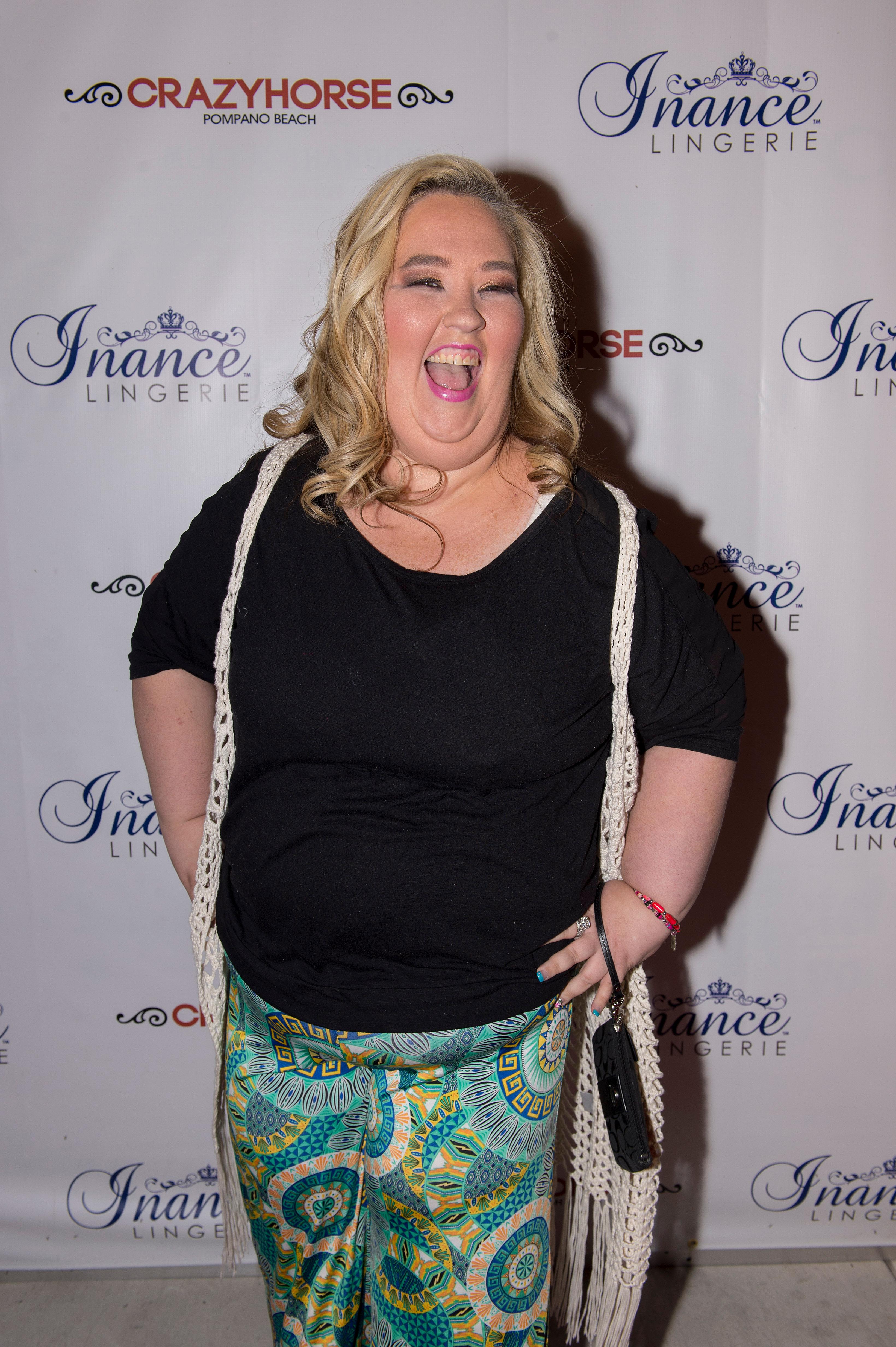 Mama June arrives at the Crazy Horse strip Club in Pompano Beach, Florida