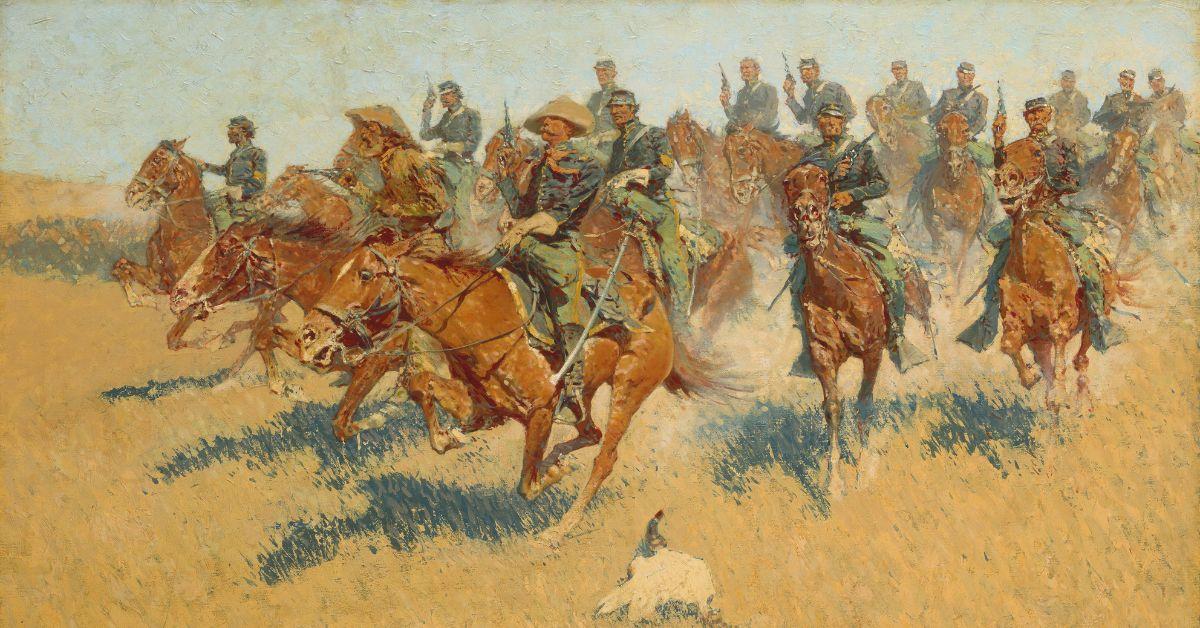 Photo of On the Southern Plains, 1907. Creator: Frederic Remington.