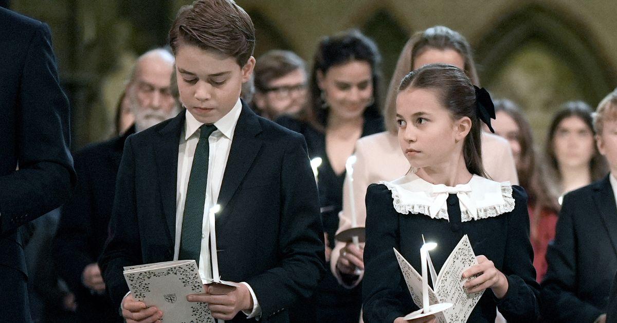 image of prince George and princess Charlotte 