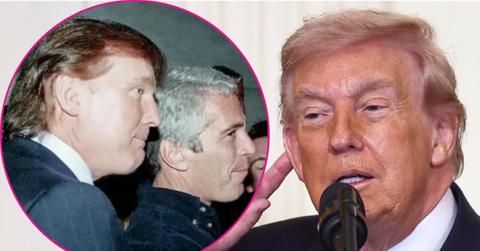 Composite photo of Jeffrey Epstein and Donald Trump.